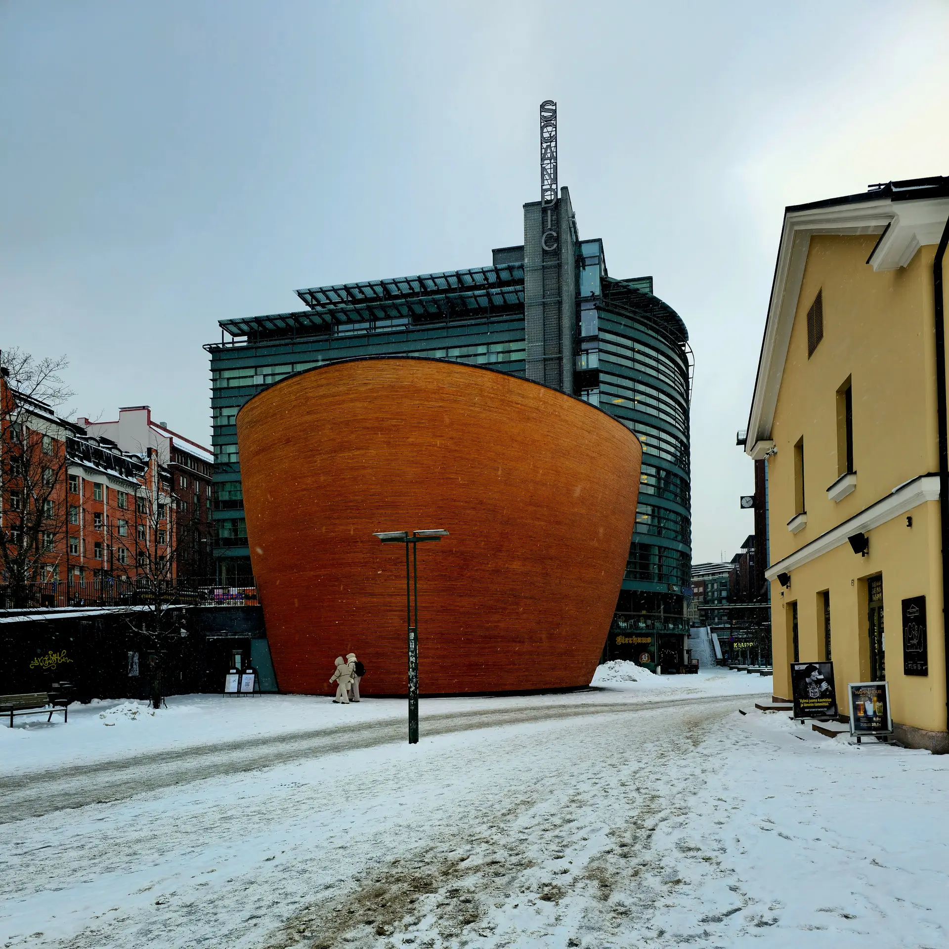 Kartta gallerian sijainnista Helsingissä